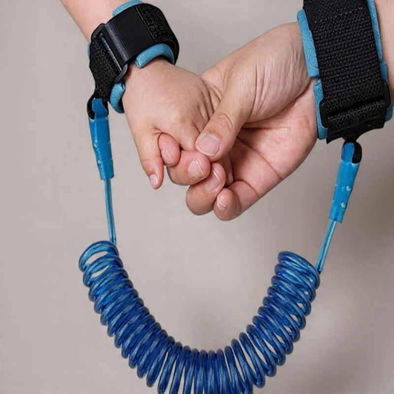 Child Safety Anti-Lost Wrist Link – Adjustable Toddler Safety Harness Wristband