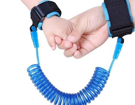 Child Safety Anti-Lost Wrist Link – Adjustable Toddler Safety Harness Wristband