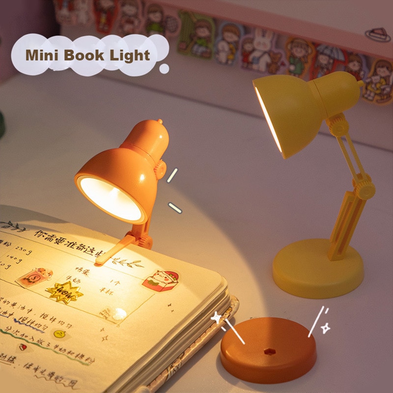 Mini Clip LED Book Light – Flexible Desk Reading Lamp for Study & Bedside