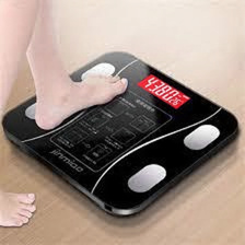 Digital Bathroom Weight Scale – Smart Electronic Body Weight Scale with Temperature Display