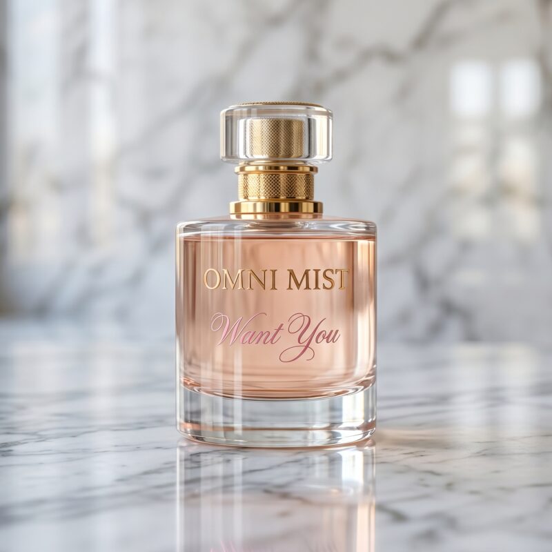 Omni Mist Want You Perfume – Romantic Long Lasting Floral Fragrance for Women
