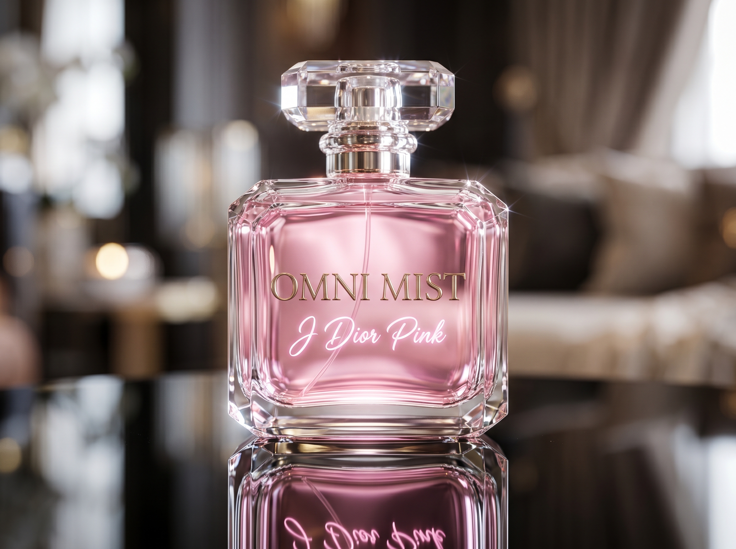 Omni Mist J Dior Pink Perfume – Elegant Sweet Floral Long Lasting Fragrance for Women